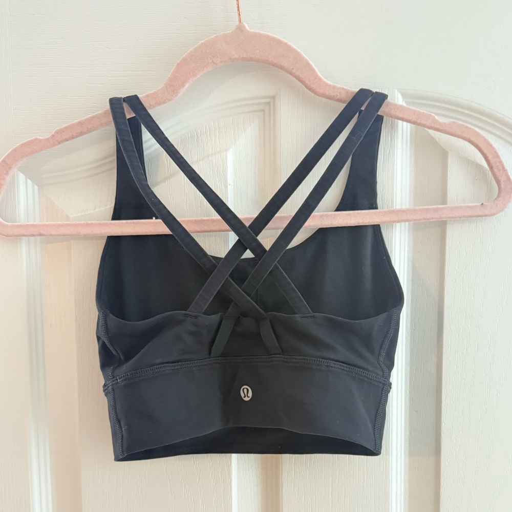 Lululemon Energy Bra Longline
Solid Black Women's Size 2 Sports bra